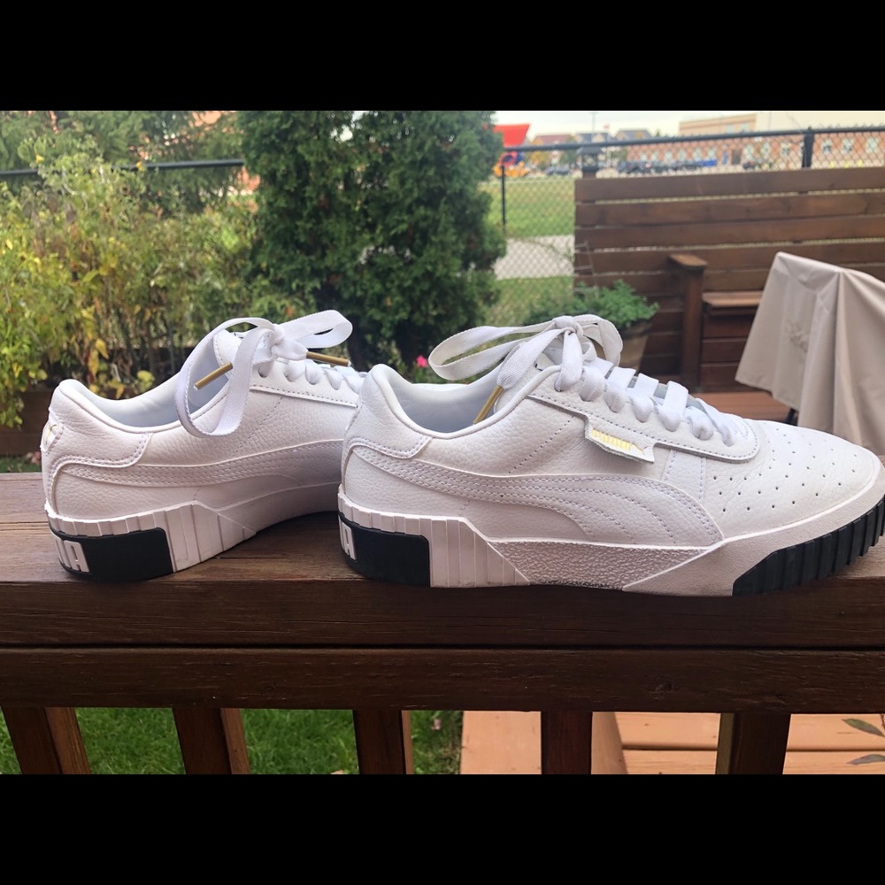 Puma Cali Sneakers black and white $9.99 shipping